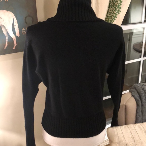 INC cropped black sweater - Picture 5 of 8